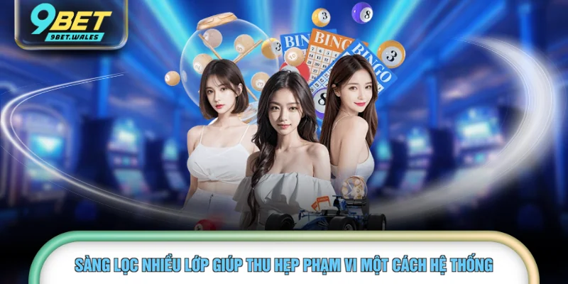 Sàng lọc nhiều lớp giúp thu hẹp phạm vi một cách hệ thống